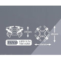 Cheerson CX10D CX 10D CX-10D 2.4 GHz 4CH 6 Axe Gyro Hauteur maintien mode RC Quadcopter Micro Mini Drone Mode 2 RTF SJY-CX10D